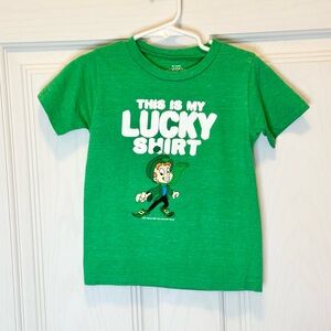 Savvy Green Lucky Kids Tee